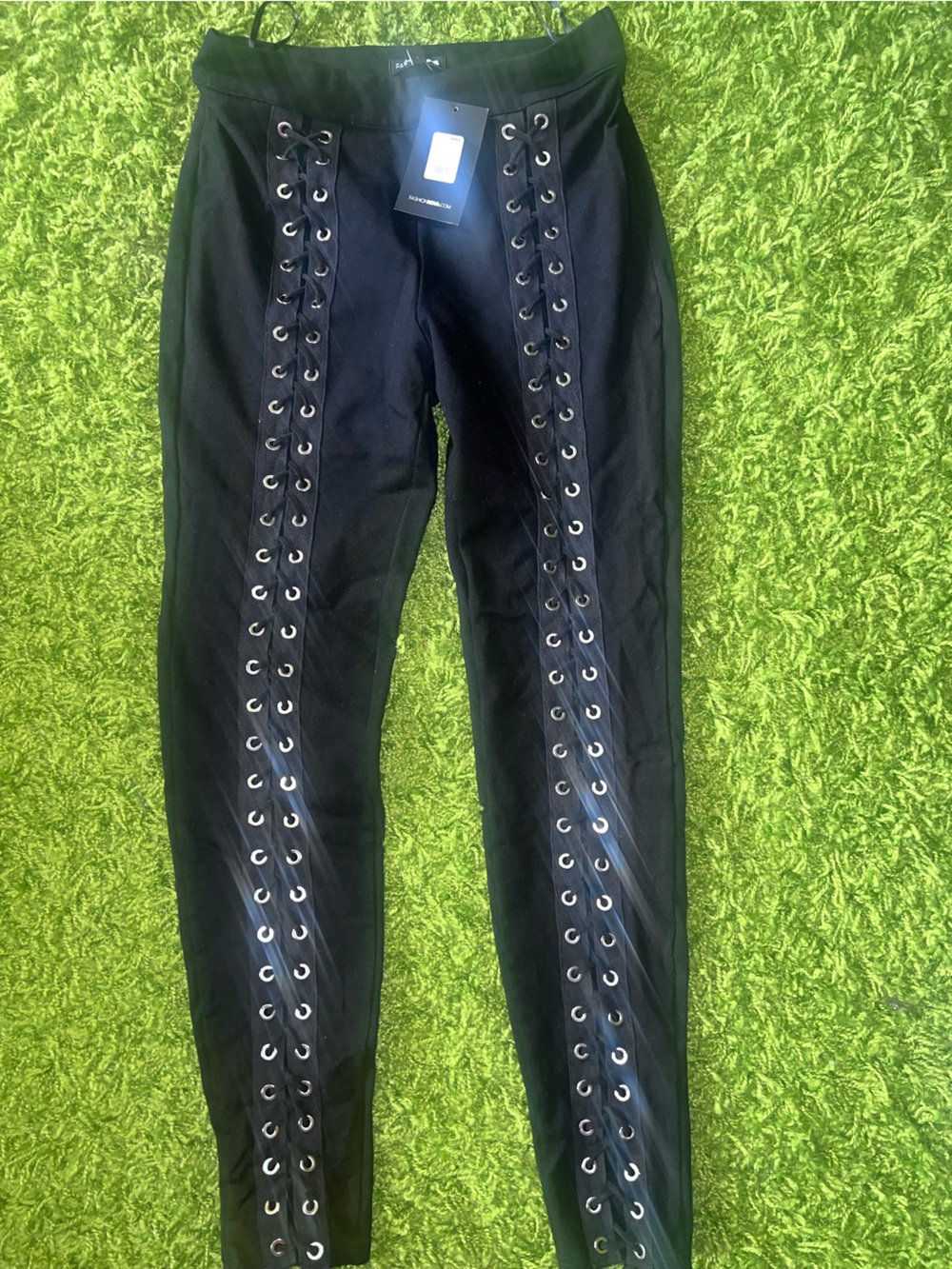 Lace Up black pants